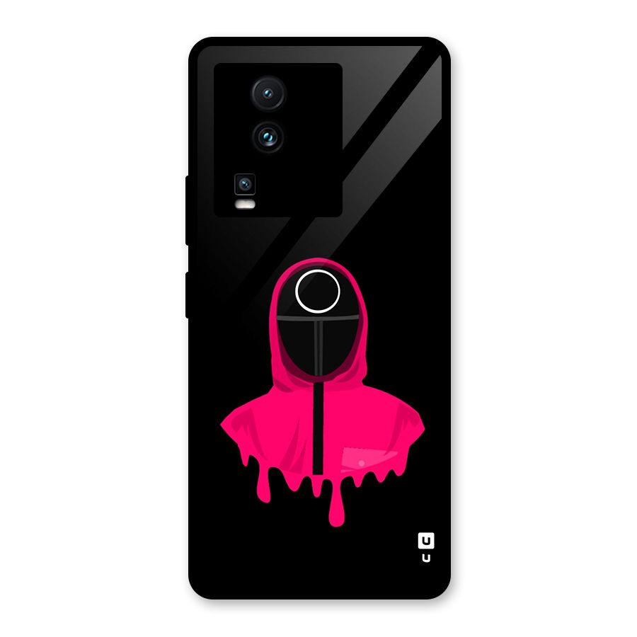 Squid Game Illustration Art Glass Back Case for Vivo iQOO Neo 7