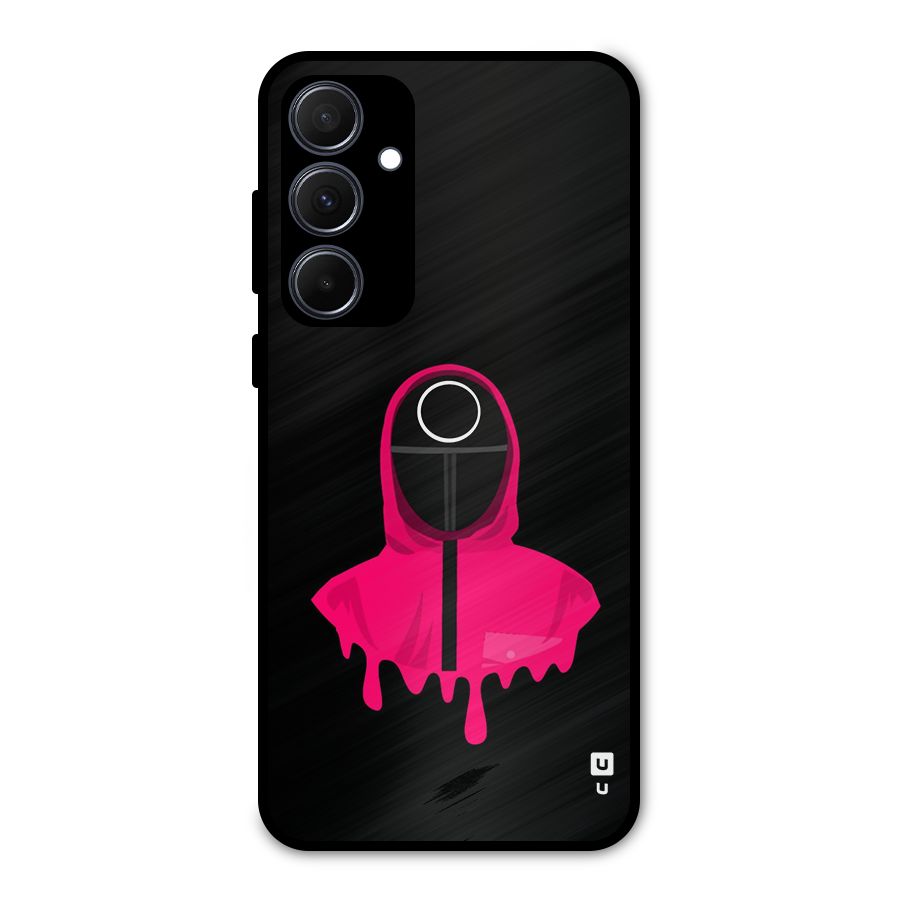 Squid Game Illustration Art Metal Back Case for Galaxy A35