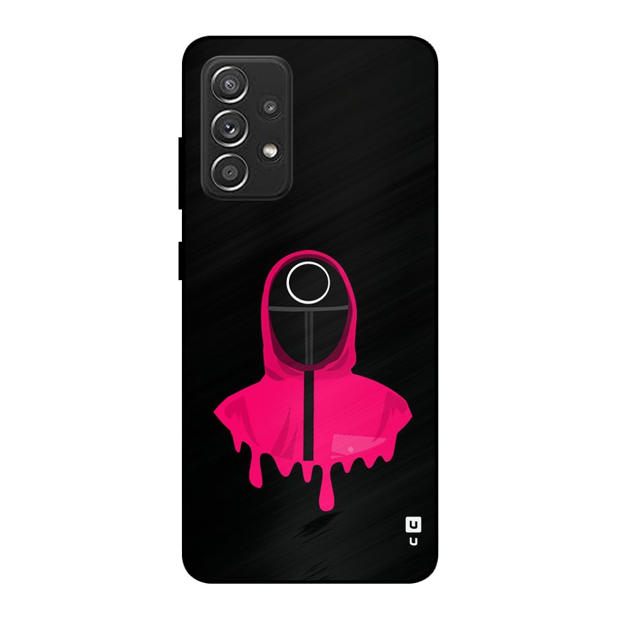 Squid Game Illustration Art Metal Back Case for Galaxy A52s 5G