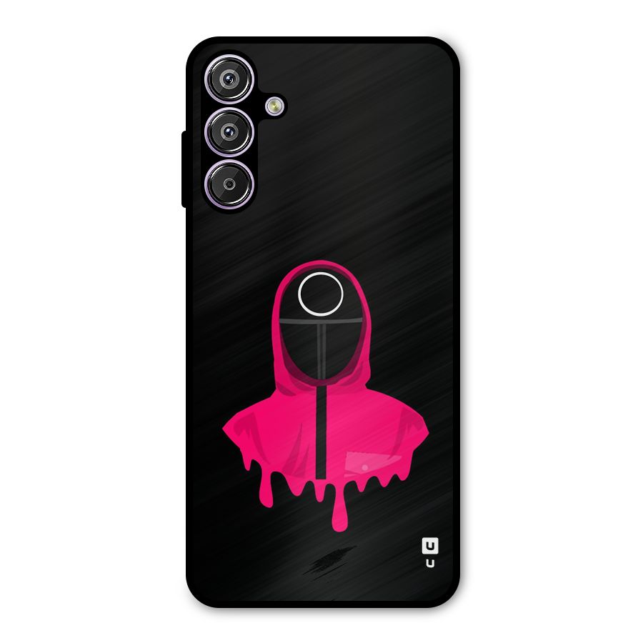 Squid Game Illustration Art Metal Back Case for Galaxy F15