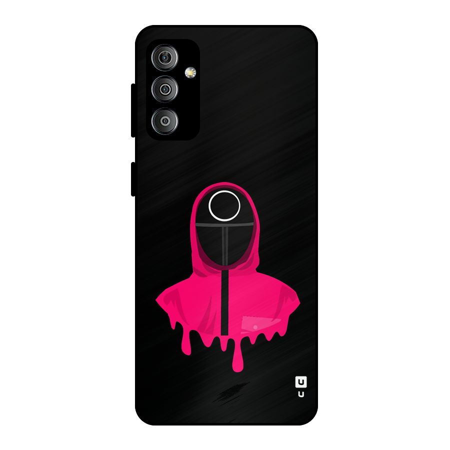 Squid Game Illustration Art Metal Back Case for Galaxy F23