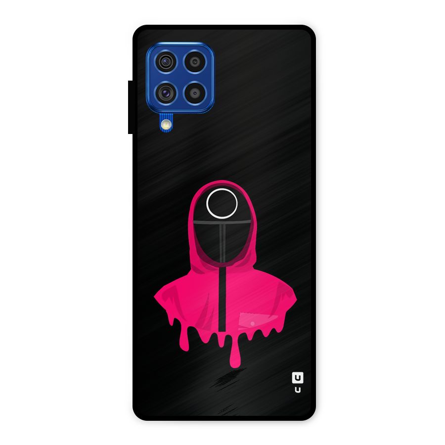 Squid Game Illustration Art Metal Back Case for Galaxy F62