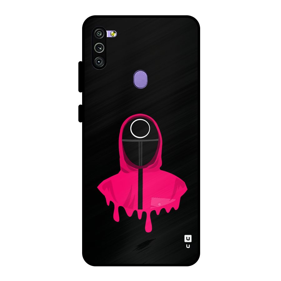 Squid Game Illustration Art Metal Back Case for Galaxy M11