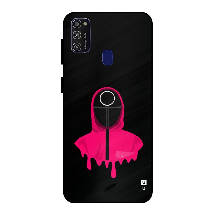 Squid Game Illustration Art Metal Back Case for Galaxy M30s