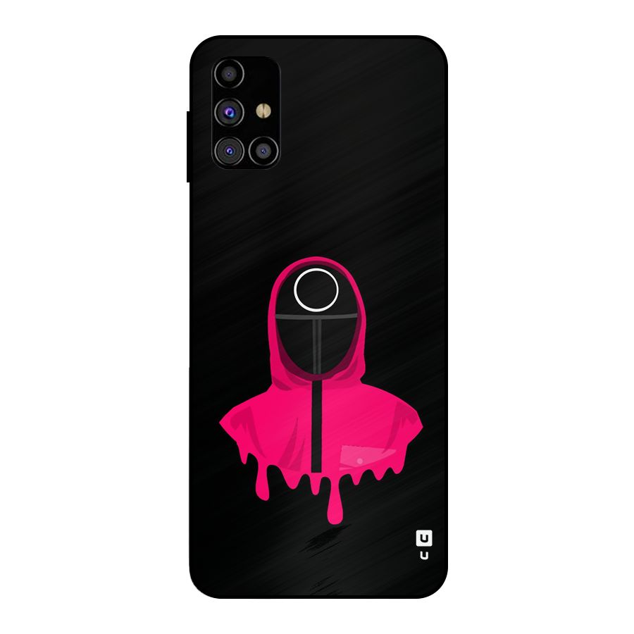 Squid Game Illustration Art Metal Back Case for Galaxy M31s