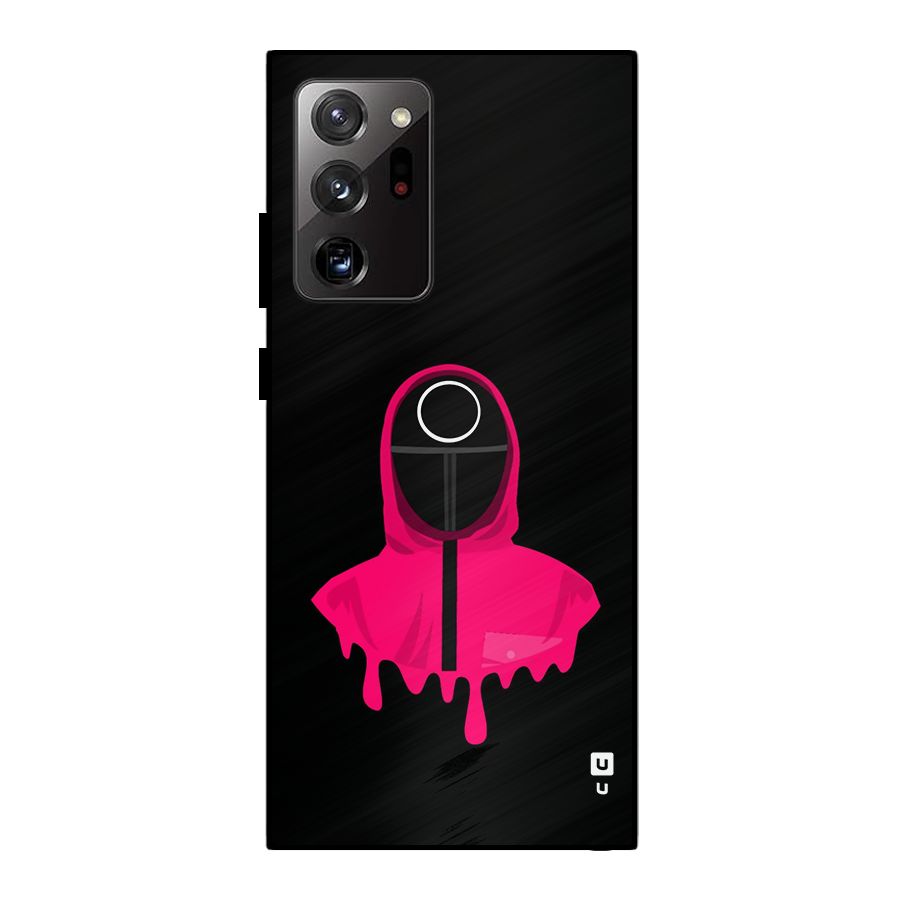 Squid Game Illustration Art Metal Back Case for Galaxy Note 20 Ultra