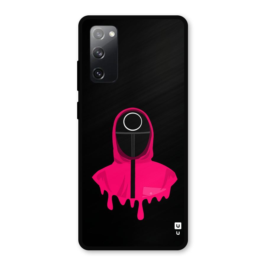 Squid Game Illustration Art Metal Back Case for Galaxy S20 FE