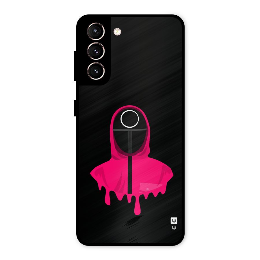Squid Game Illustration Art Metal Back Case for Galaxy S21 5G