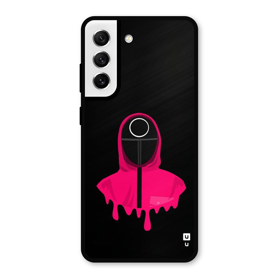 Squid Game Illustration Art Metal Back Case for Galaxy S21 FE 5G