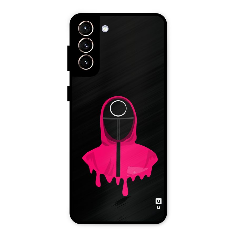 Squid Game Illustration Art Metal Back Case for Galaxy S21 Plus