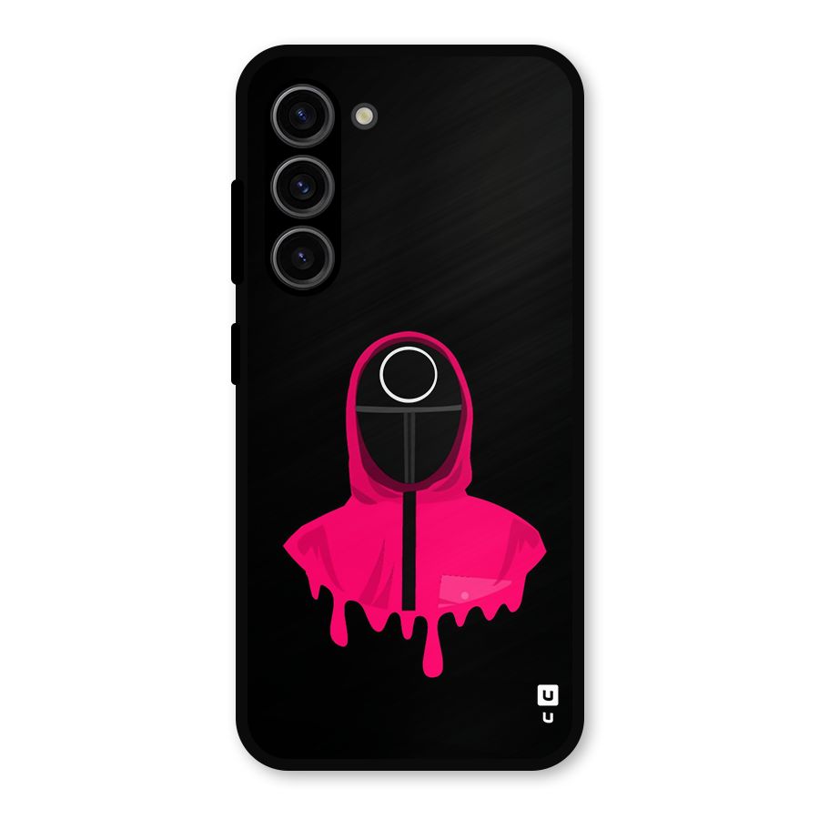 Squid Game Illustration Art Metal Back Case for Galaxy S23