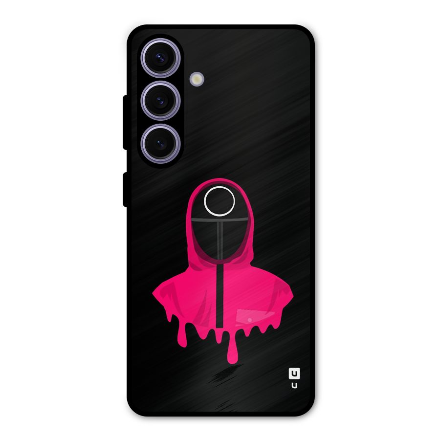 Squid Game Illustration Art Metal Back Case for Galaxy S24