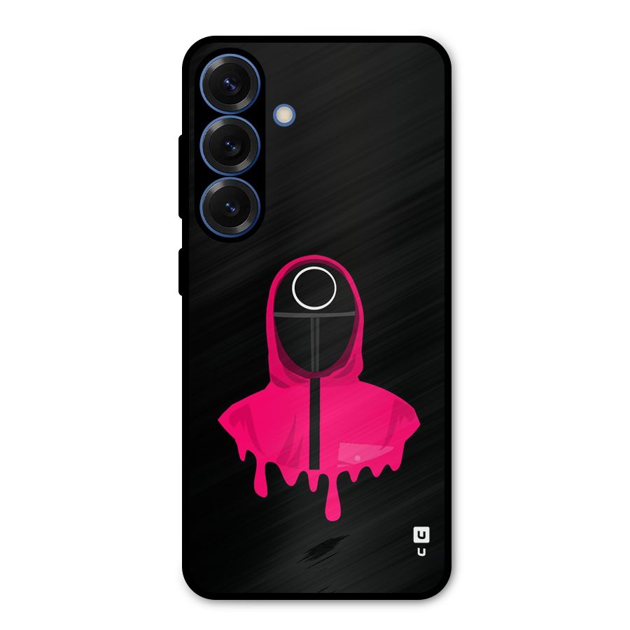 Squid Game Illustration Art Metal Back Case for Galaxy S25