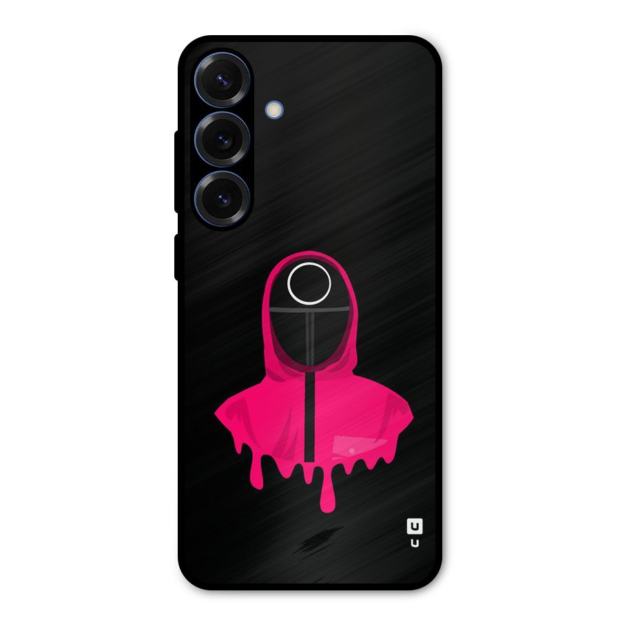 Squid Game Illustration Art Metal Back Case for Galaxy S25 Plus