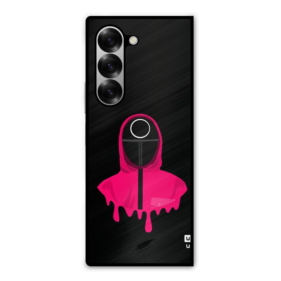 Squid Game Illustration Art Metal Back Case for Galaxy Z Fold6