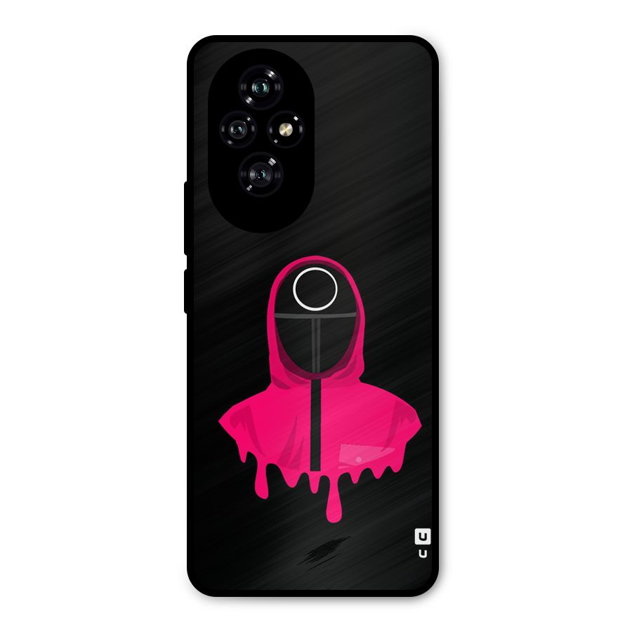 Squid Game Illustration Art Metal Back Case for Honor 200