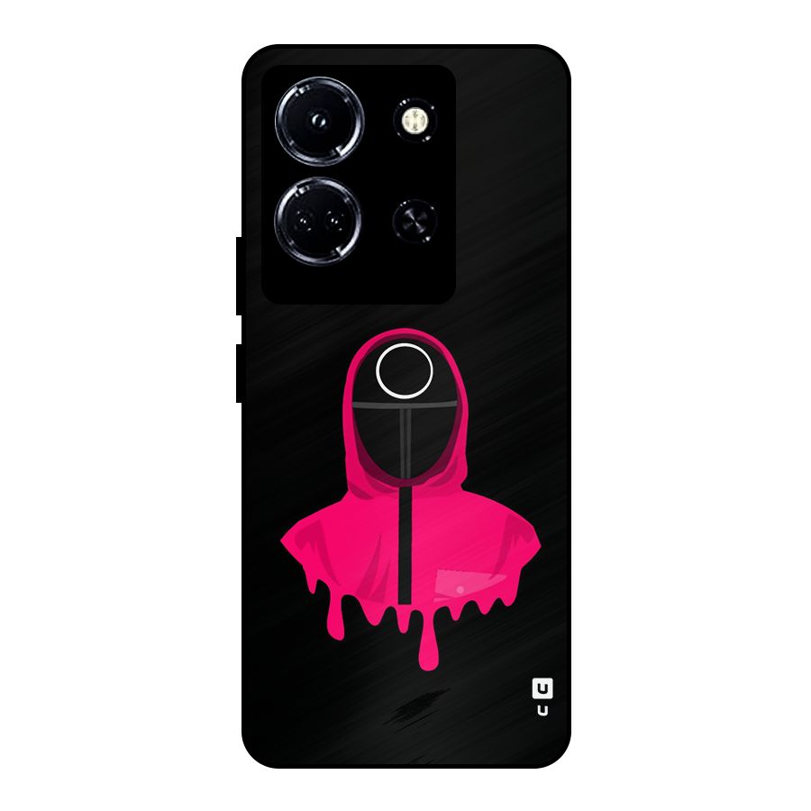 Squid Game Illustration Art Metal Back Case for Infinix Note 30 5G