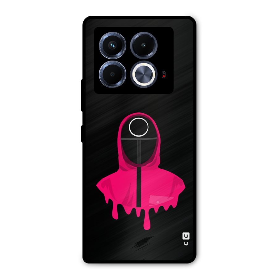 Squid Game Illustration Art Metal Back Case for Infinix Note 40 5G