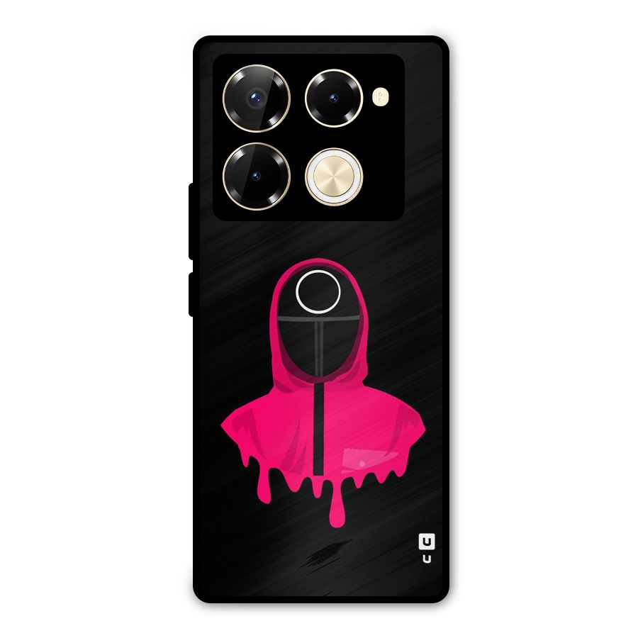 Squid Game Illustration Art Metal Back Case for Infinix Note 40 Pro Plus