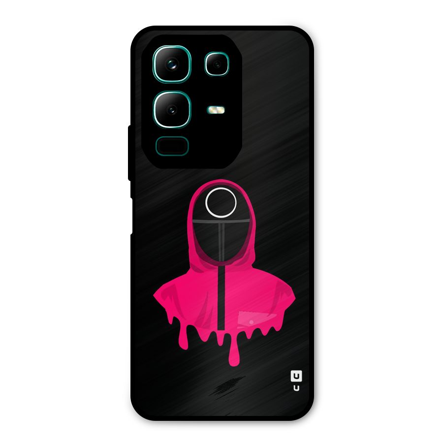 Squid Game Illustration Art Metal Back Case for Infinix Note 50x