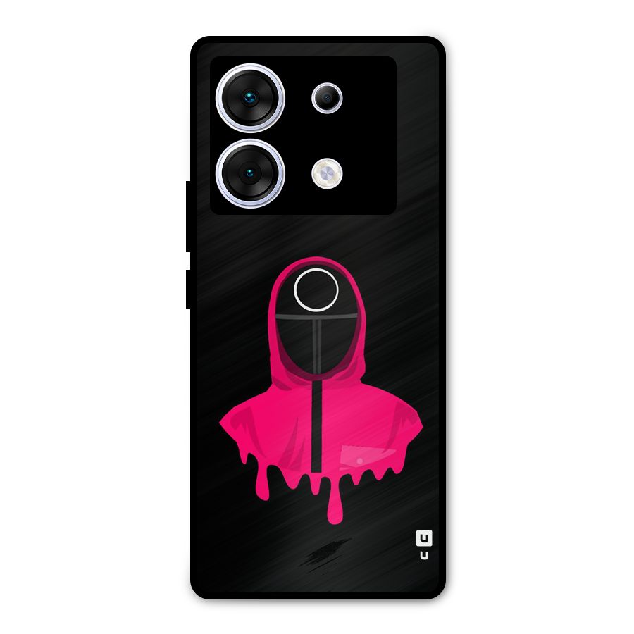 Squid Game Illustration Art Metal Back Case for Infinix Zero 30 5G