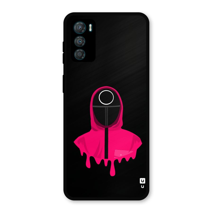 Squid Game Illustration Art Metal Back Case for Moto G42