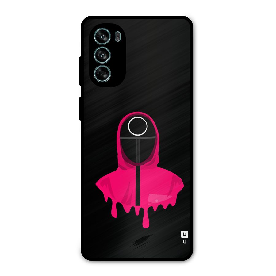 Squid Game Illustration Art Metal Back Case for Moto G62