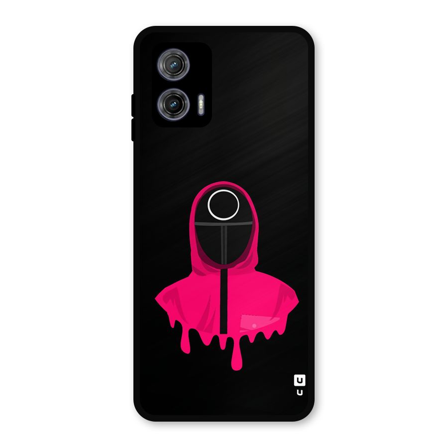 Squid Game Illustration Art Metal Back Case for Moto G73