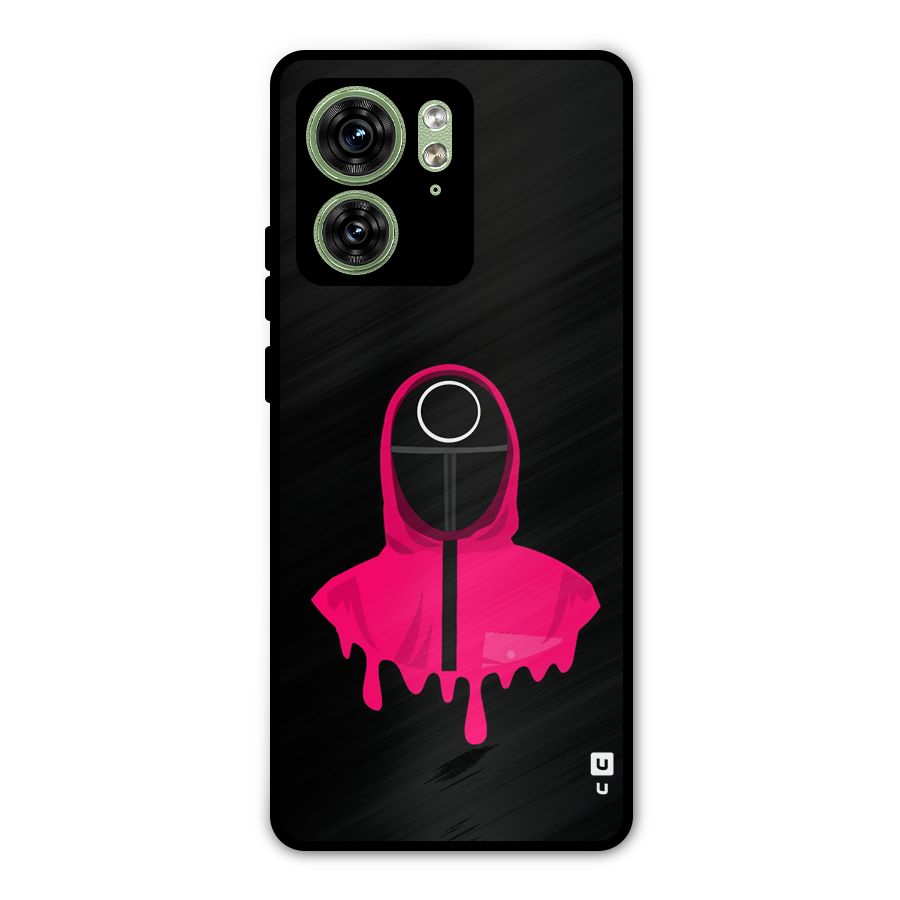 Squid Game Illustration Art Metal Back Case for Motorola Edge 40 5G