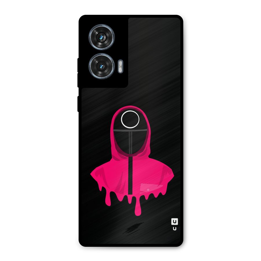 Squid Game Illustration Art Metal Back Case for Motorola Edge 50 Fusion