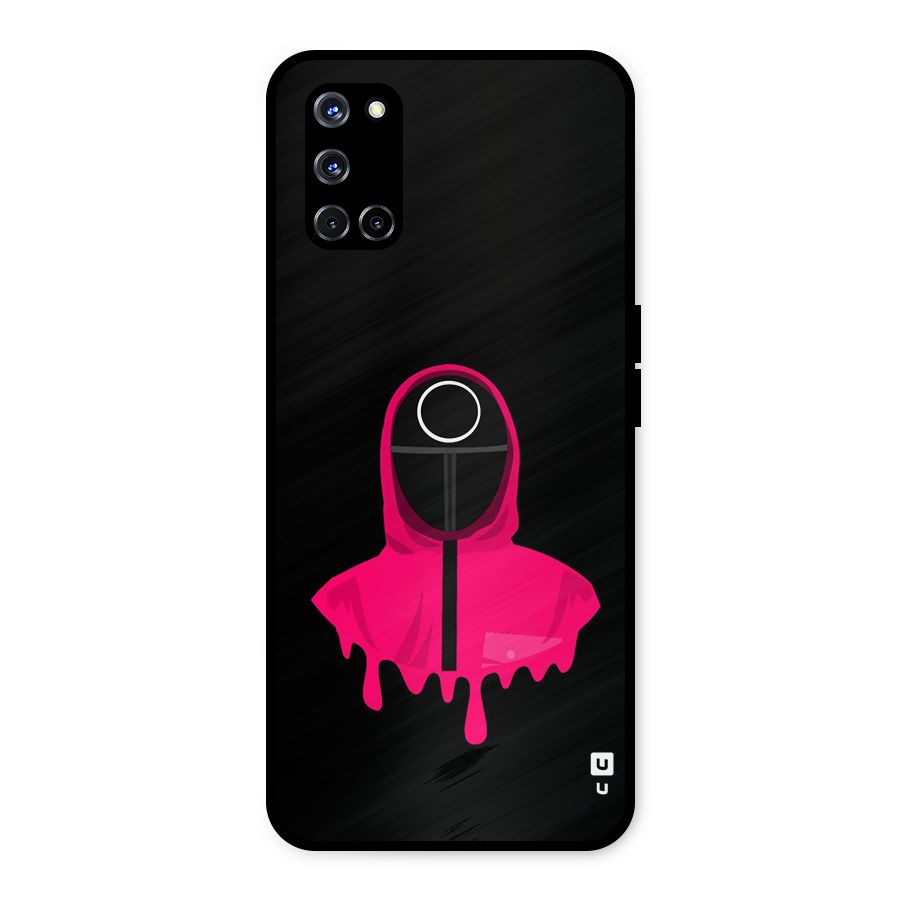 Squid Game Illustration Art Metal Back Case for Oppo A52