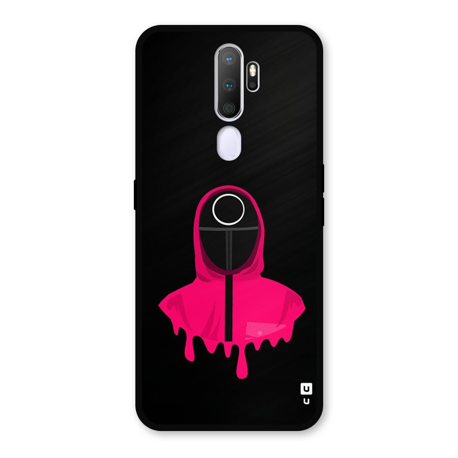 Squid Game Illustration Art Metal Back Case for Oppo A5 (2020)