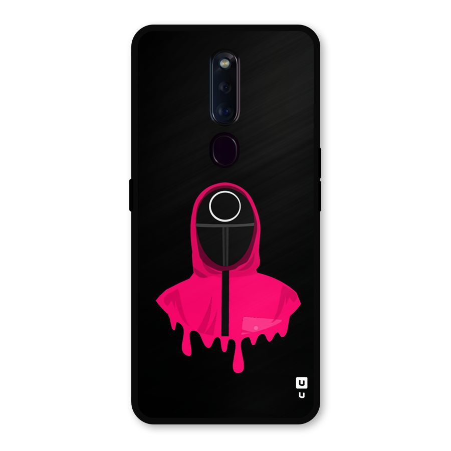 Squid Game Illustration Art Metal Back Case for Oppo F11 Pro