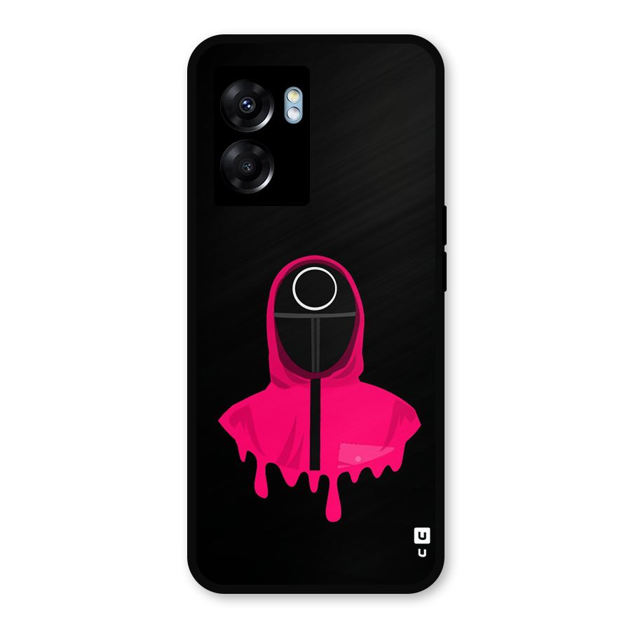 Squid Game Illustration Art Metal Back Case for Oppo K10 (5G)