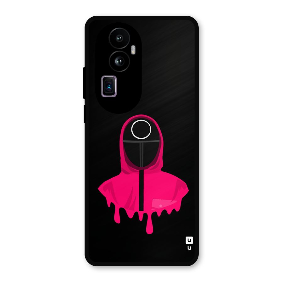 Squid Game Illustration Art Metal Back Case for Oppo Reno10 Pro Plus