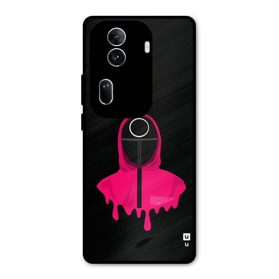 Squid Game Illustration Art Metal Back Case for Oppo Reno11 Pro 5G