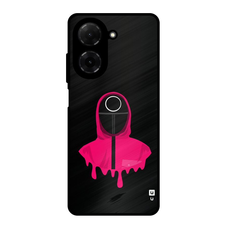 Squid Game Illustration Art Metal Back Case for Poco C71