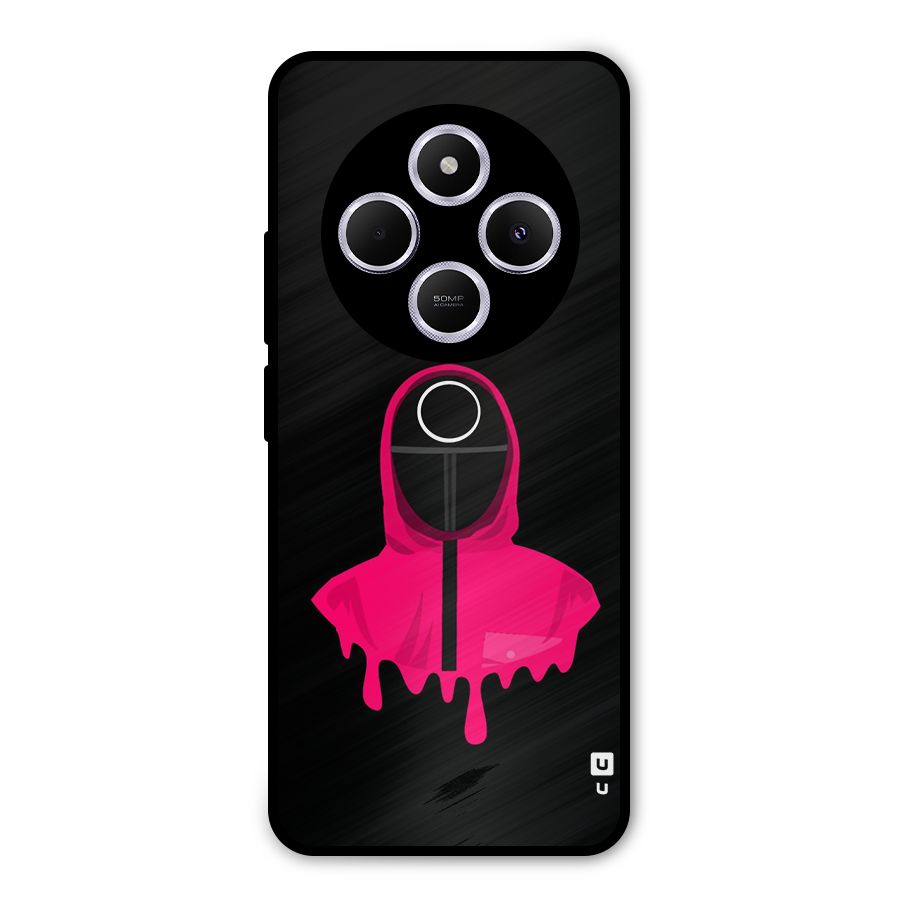 Squid Game Illustration Art Metal Back Case for Poco C75 5G