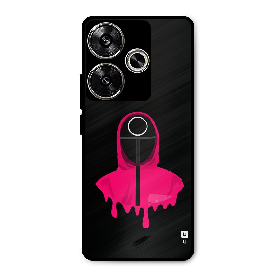 Squid Game Illustration Art Metal Back Case for Poco F6