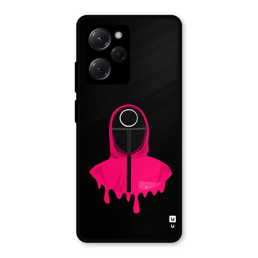 Squid Game Illustration Art Metal Back Case for Poco X5 Pro
