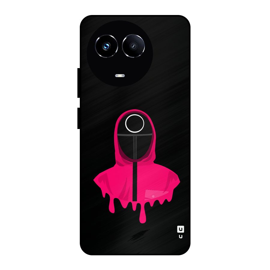 Squid Game Illustration Art Metal Back Case for Realme 11 5G