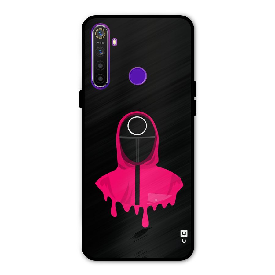 Squid Game Illustration Art Metal Back Case for Realme 5i