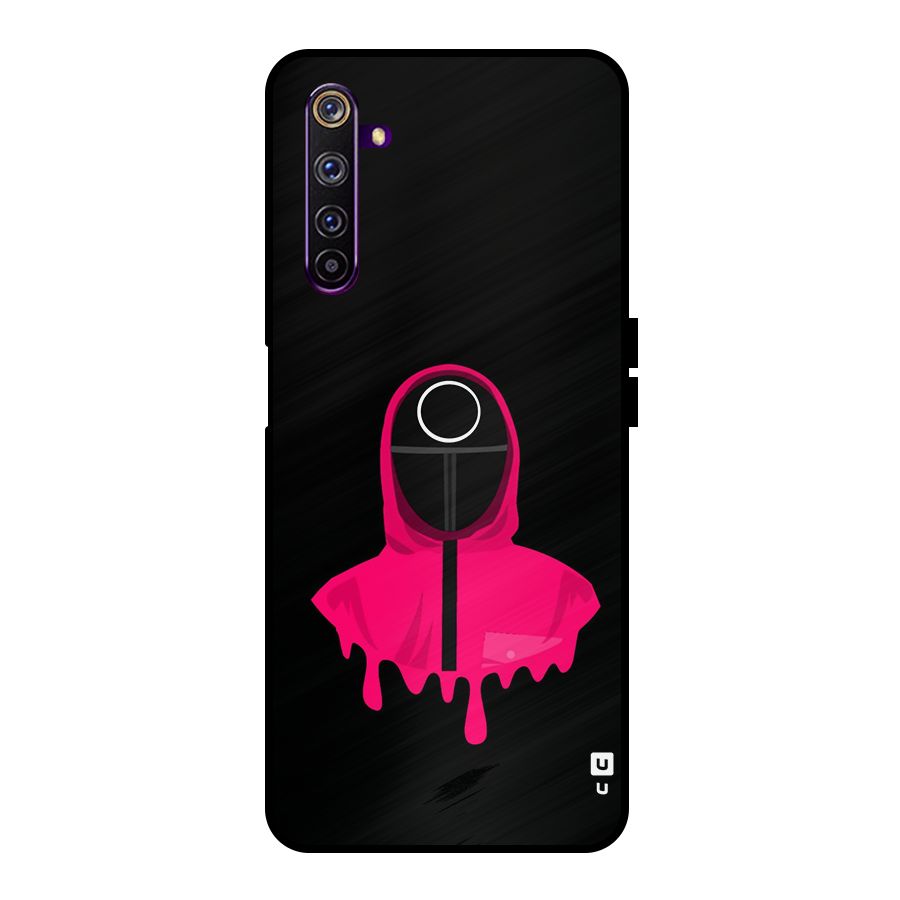 Squid Game Illustration Art Metal Back Case for Realme 6 Pro