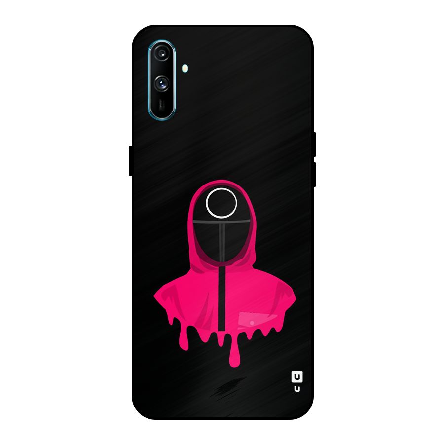 Squid Game Illustration Art Metal Back Case for Realme C3