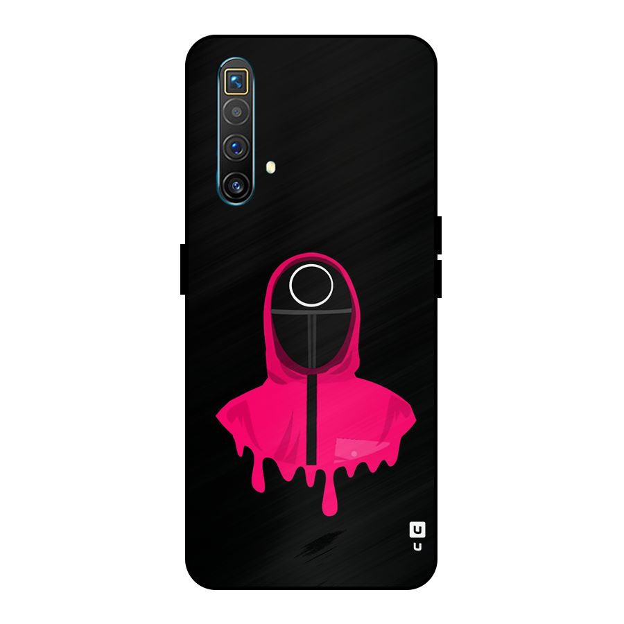 Squid Game Illustration Art Metal Back Case for Realme X3