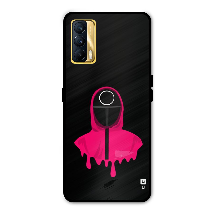 Squid Game Illustration Art Metal Back Case for Realme X7