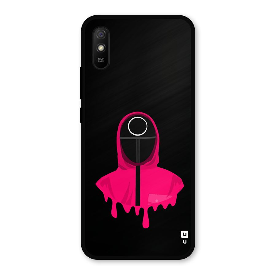 Squid Game Illustration Art Metal Back Case for Redmi 9i