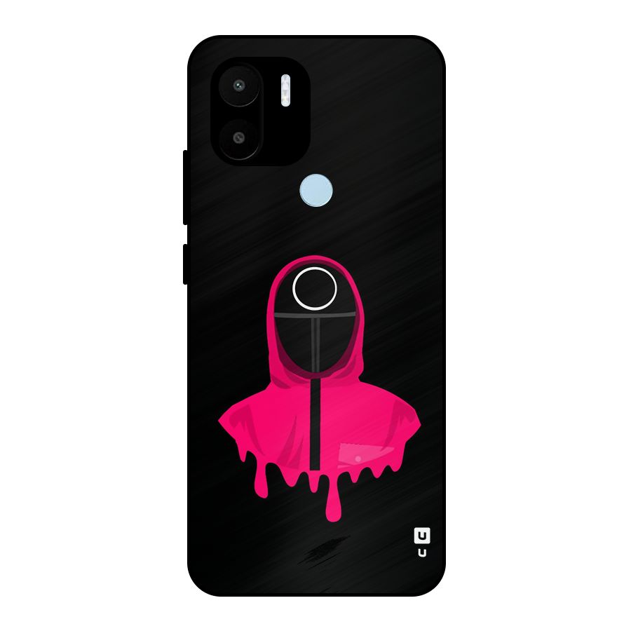Squid Game Illustration Art Metal Back Case for Redmi A2+