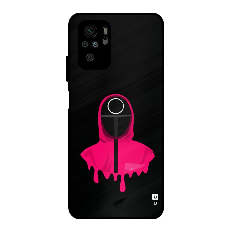Squid Game Illustration Art Metal Back Case for Redmi Note 10S