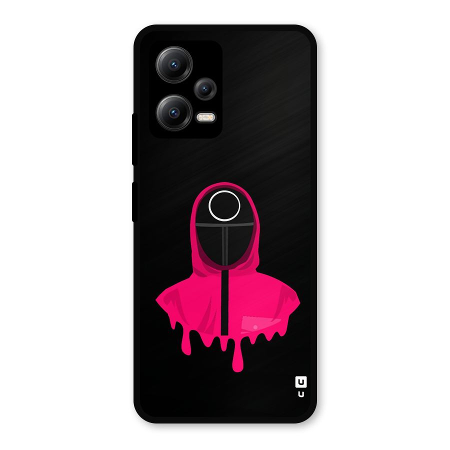 Squid Game Illustration Art Metal Back Case for Redmi Note 12 5G
